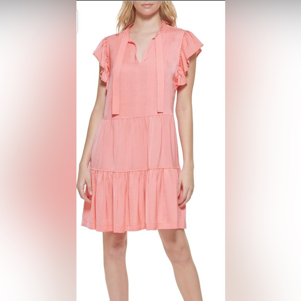 NWT Tommy Hilfiger coral swing dress